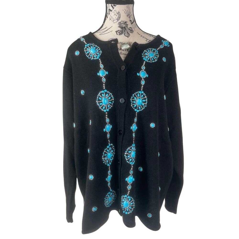 Unique beaded cardigan